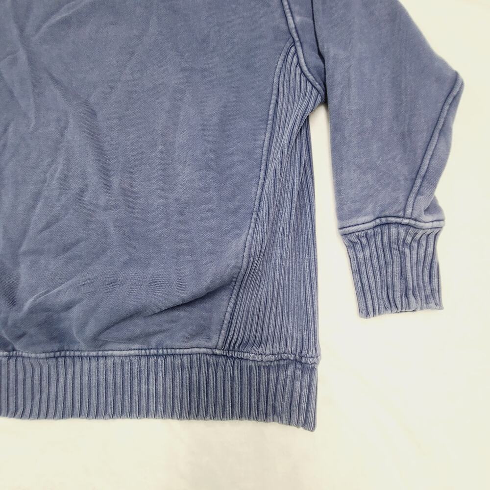 Aerie Distressed Sweatshirt XS Blue Faded Graphic Crewneck Pullover Casual - Picture 10 of 10